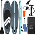 thumbnail image 1 of Tabla de Paddle Inflable Ultra Ligera con Accesorios Premium SereneLife, Diseño Ancho y Estable con Almohadilla EVA Antideslizante, Ideal para Jóvenes y Adultos, Capacidad de 160 kg, 1 of 7