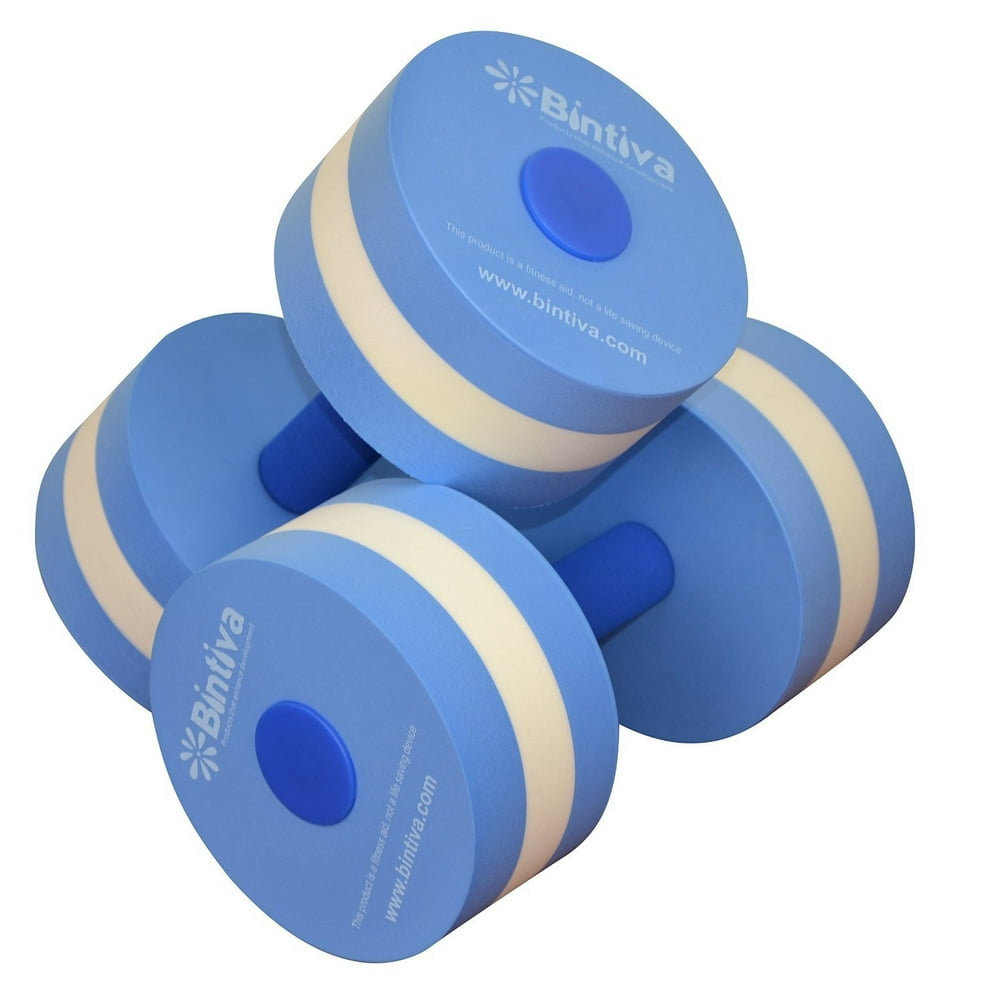 Aqua Dumbbell Set Provides Resistance For Water Aerobics Fitness and