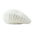 thumbnail image 4 of GUOOL Béret Tricoté, Chapeau Décontracté Doux Automne Hiver pour Femmes, Beige, 4 of 8