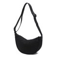 thumbnail image 2 of EDFRWWS Simple Crossbody Bags Fashion Women Dumpling Bags Portable for Work (Black), 2 of 8
