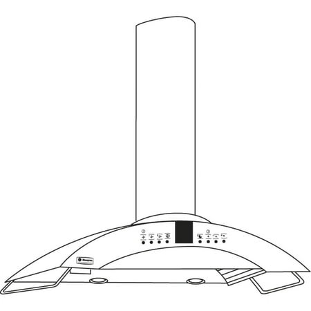 Monogram - 37" Convertible Range Hood - Stainless Steel
