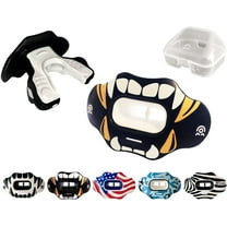 COOLLO Sports Lip Guard Mouthguard MAXX/ Might Football & High Impact Sports Lip Protector Adults & Youth (Strap Included)