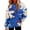 Y_Blue 0918 hoodies for women, variant on Wang6 Plus Size Hoodies for Womens Loose Leapord Pirnted Hooded Pullovers Sweatshirts Trendy Fall Long Sleeve V Neck Tops with Pocket Orange XL
