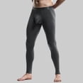 thumbnail image 2 of Mepaouo Men Thermal Compression Pants Base Heated Leggings for Cold Weather Sports Athletic(Grey,3XL), 2 of 8