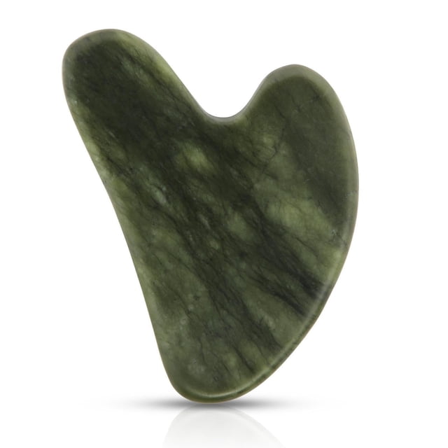 Herramientas faciales Gua Sha Contrybox Jade Guasha para rostro y ojos