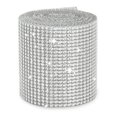 thumbnail image 2 of Tiras de diamantes de imitación autoadhesivas, cinta de cristal ostentoso de diamantes, plateado, 2 of 4