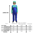 thumbnail image 2 of Disfraz Luigi Plomero Fx Costumes Verde con Bigote Adhesible para Adulto Hombre Talla XL, 2 of 5