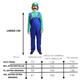 thumbnail image 2 of Disfraz Luigi Plomero Fx Costumes Verde con Bigote Adhesible para Adulto Hombre Talla XL, 2 of 5
