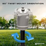 Bastion Distribution Glacier Sentinel Electric Jack & Cover | 3500lb Capacity | A-Frame | IP65 Switches | 90 Degree Twist Mount | Panoramic LED | BD-E3500S-WHT