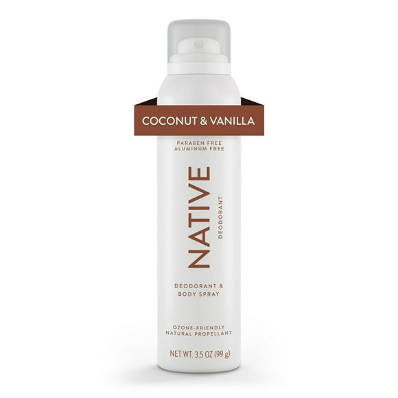 Native Aerosol-Free Spray Deodorant, Coconut & Vanilla, 99g