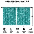 thumbnail image 2 of Blackout Kids Curtains,ath Equations Element Squares Colorful Pattern Childrens Insulated Curtains Set Of 2,Bedroom Essentials,Toddler Room Decor 42"x54", 2 of 5