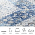thumbnail image 5 of Safavieh Madison Sophie Oriental Area Rug, Navy/Creme, 9' x 12', 5 of 11