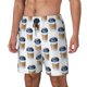 thumbnail image 1 of Fotbe Coffee To Go Pattern Traje de Baño para Hombre – Shorts de Natación de Secado Rápido con Forro y Bolsillos-3X-Large, 1 of 6