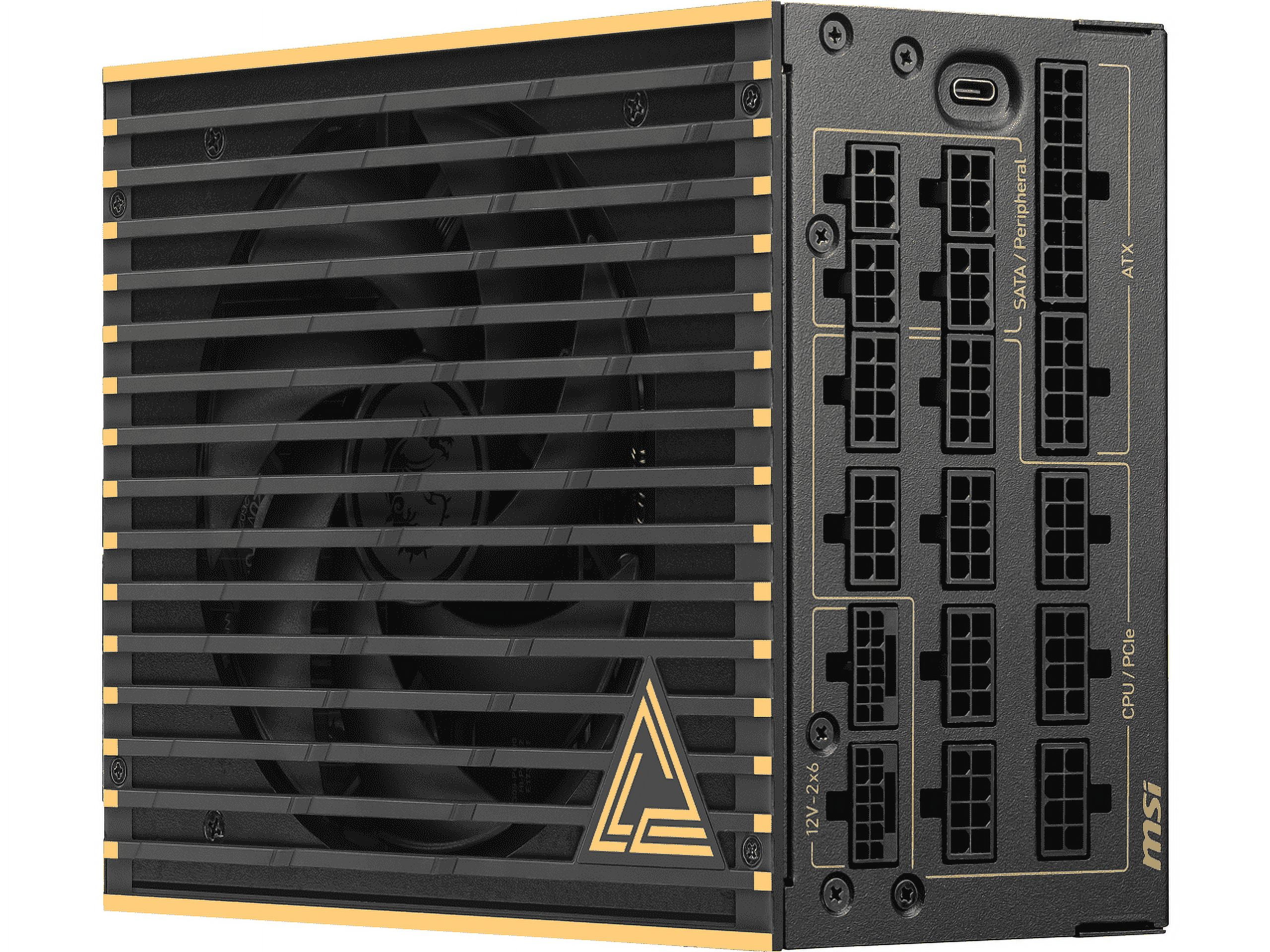 MSI - MEG Ai1600T PCIE5, 80+ TITANIUM Full Modular Gaming PSU