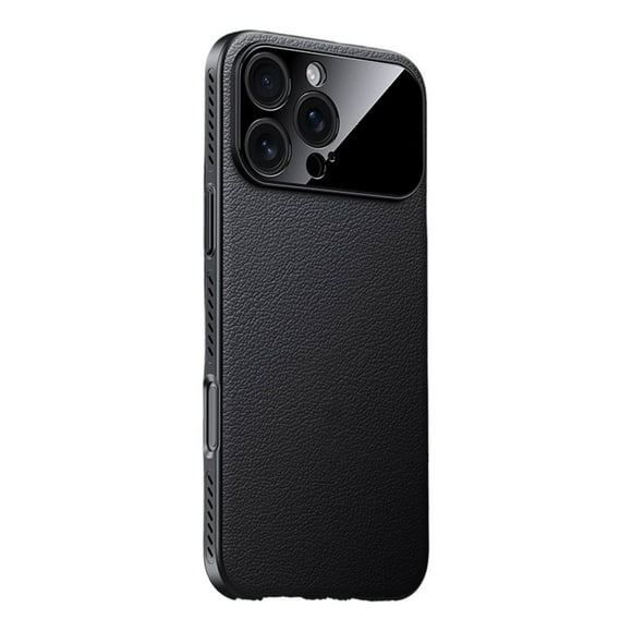 Klonfd Grande Fenêtre pour IPhone 17Air en Cuir PU et Rigide, Dissipation des Chocs et Pare-Chocs Respirant, Mise au Point Automatique, Qualité Objectif, Antichute et Antichoc, Protecteur