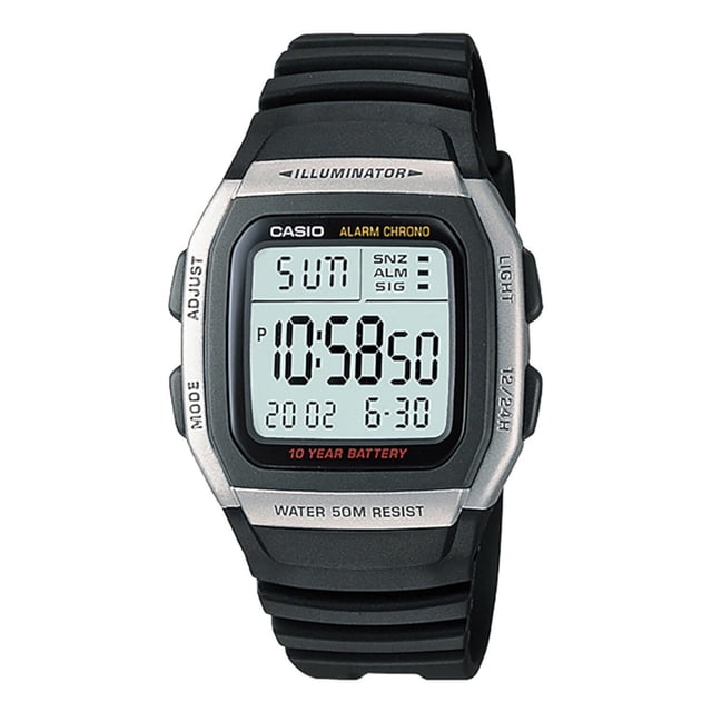 Reloj CASIO W-96H-1AVCF Illuminator Retro-Negro negro 36 mm Casio W-96H-1AVCF