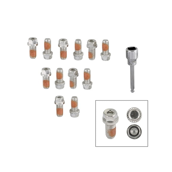 Mr. Gasket Co. 2230G MRG2230G LOCK HEADER BLT SAE 12 PC