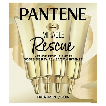 Pantene Intense Rescue Shots, Targets Extreme Damage, Nourishes & Helps Prevent Split Ends, Protects Hair Bonds, 2.0 oz
