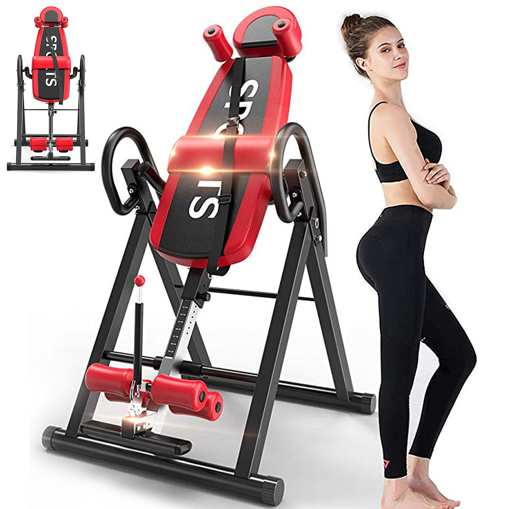 UKAP Inversion Table for Back Pain Relief, Gravity Heavy Duty Inversion