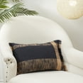 thumbnail image 3 of Saro Lifestyle Oversized Plaid Pattern Poly Filled Throw Pillow, 3 of 3