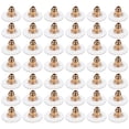 thumbnail image 1 of 100 Pcs Dos pour Boucles d'Oreilles, Dos de Sécurité pour Boucles d'Oreilles, 1 of 6