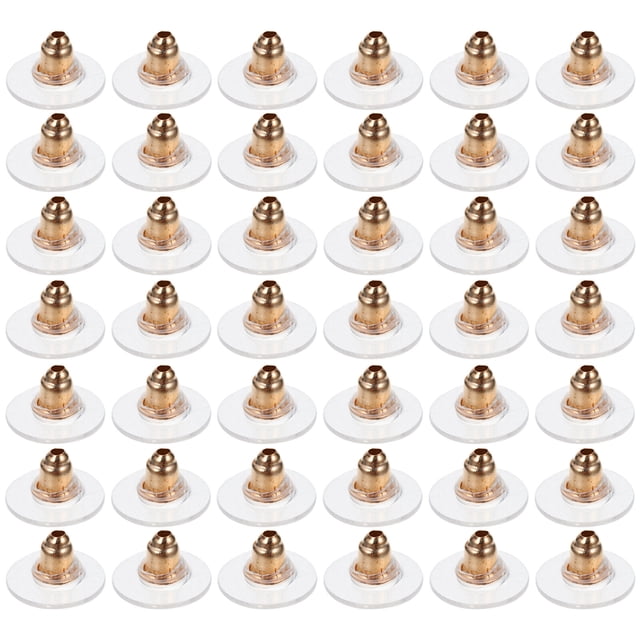 Miangastore Earring Backs Break Resistance 100Pcs 0.4x0.4x0.3in