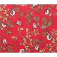 thumbnail image 3 of C&F Home 90 Pouces x 92 Pouces Branches de Mésange de Noël & Pomme de Pin Ensemble de Lit en Coton 3 Pcs Rouge Full/Grand Réversible Lavable en Machine pour les Fêtes d'Hiver, 3 of 7