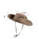 thumbnail image 3 of Sombrero de pescador de secado rápido para hombre, gran sombrero de protección solar para exteriores, sombrero de pesca para senderismo de verano, sombrero de protección solar para vacaciones de mujer, 3 of 3