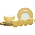 thumbnail image 2 of Noritake Colorwave Mustard 16-Piece Rim Dinnerware Set, Service for 4, 2 of 7
