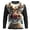 Black-a, variant on Ugly Christmas Sweater Men Long Sleeve Crew Neck Funny 3D Animal Printed Christmas Pullovers Top For Dad Husband Xmas Pullover Sweaters Unisex
