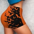 thumbnail image 4 of Fotbe Halloween Bats Seamless Shorts, Womens Workout Shorts High Waist Stretch Booty Short for Gym/Yoga/Running/Biking-XX-Large, 4 of 9