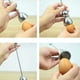 thumbnail image 2 of Cortador de cáscaras de huevo: abrecáscaras de acero inoxidable para un corte limpio y preciso, perfecto para huevos duros y blandos., 2 of 5