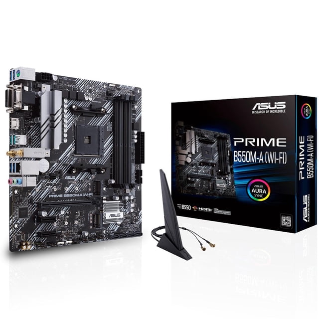 Tarjeta Madre ASUS PRIME B550M-A WI-FI AM4 DDR4 Micro ATX