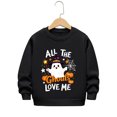 thumbnail image 3 of Kiijoy Boys Halloween Sweatshirt Kids Cute Crewneck Pullover, Black, Sizes 12-24M, 3 of 3