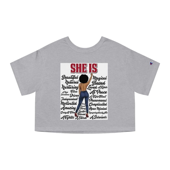 SHE - Champion Women's Heritage Cropped T-Shirt
