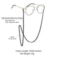 thumbnail image 5 of ChainsHouse Glasses Strap Chain for Women Men Black Chains Sunglasses Eyewear Holder Jewelry Gift, 5 of 7
