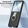 thumbnail image 2 of for Motorola Razr+ 2023 Case with Ring, [Integrated Screen Protector] Slim Hard PC Motorola Rarz Plus Back Cover Full Coverage Phone Case with Ring for Motorola Razr Plus 2023 Black, 2 of 13