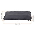 thumbnail image 2 of Unique Bargains Inflatable Pillow, Camping Travel Pillow with Storage Pouch Eye Masking, Gray, 2 of 7