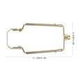 thumbnail image 2 of Shisuyan 1set Lamp Shade Harp Holder Kit Alloy Bracket For Floor Table Lamps For Decor Includes Finish, 2 of 9