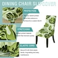 thumbnail image 5 of Stretch wingback Side Chair slipcover Printed, armless wingback Chair Cover with Elastic Bottom Sloping Armchair Covers Removable Washable Armchair Covers-AH-1 Pcs, 5 of 8