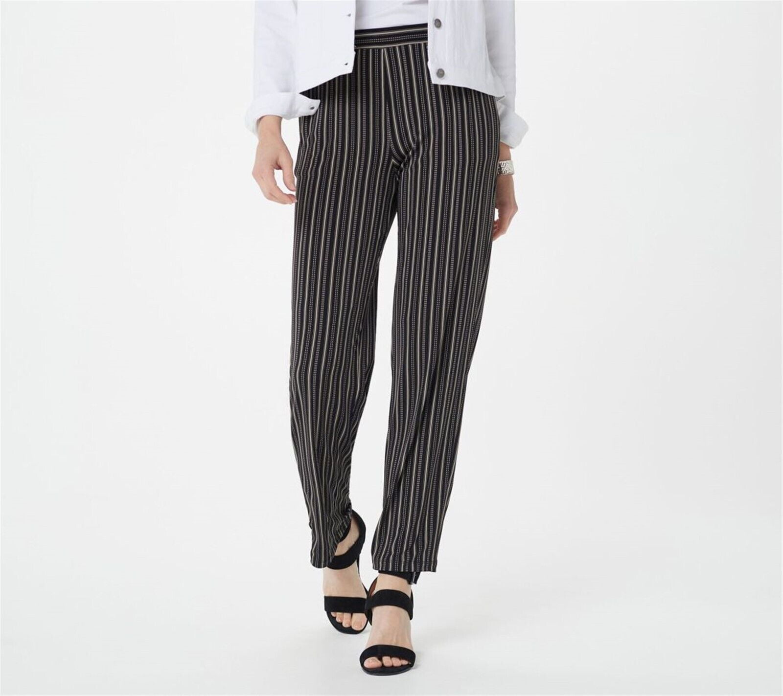 Susan Graver Liquid Knit Pants With Pockets