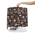 thumbnail image 5 of FOR U DESIGNS Chocolate Coffee Cup Stand Mixer Cover compatible with Kitchen Aid Mixer Dustproof Food Processor Covers Dust Cover for Various Kitchen Appliance Accessories - S, 5 of 8