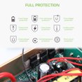 thumbnail image 3 of Inversor De Corriente Para Coche De Onda Sinusoidal Pura De 700 W, Potencia Máxima De 1200 W Cc 12 V A Ac220 V Con Pantalla Lcd Monstrate VI004723-00, 3 of 5