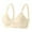 Beige, variant on Women's Middle Age Bra - Steel-Free, Adjustable Gathering, Nylon/Spandex, All Seasons