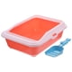 thumbnail image 1 of Caja de arena para gatos, desodorante antisalpicaduras, bandeja de baño con pala para arena, 1 of 5