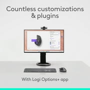 Logitech MX Master 4 for Mac, Ergonomic Bluetooth Mouse with Advanced Performance Haptic Feedback, Ultra-Fast Scrolling, USB-C Charging, Space Black