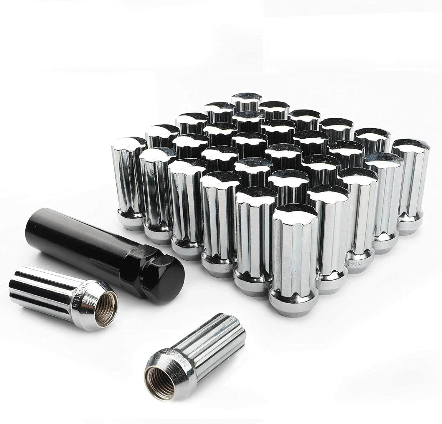 Dorman 711-656 Black Chrome Spline Drive Lock Set M14-1.50 for
