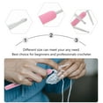 thumbnail image 3 of FUEENIRVA 9-Piece Ergonomic Crochet Hook Set with Soft Comfortable Handles for Yarn Crafting and Knitting Projects, Colorful, 3 of 6