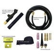 thumbnail image 2 of WeldingCity 200-amp WP-26FV-25R (Flexible Head w/ Gas Valve) Air-cooled TIG Welding Torch Complete Package with 25-ft Power Cable Hose and Adapter 45V62, 2 of 5