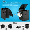 thumbnail image 4 of Wadeo XL Portable Toilet with Detachable Phone Shelf, 4 of 8